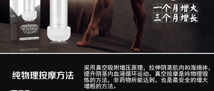 Lovetoy充电电动真空助勃器配阴部倒模