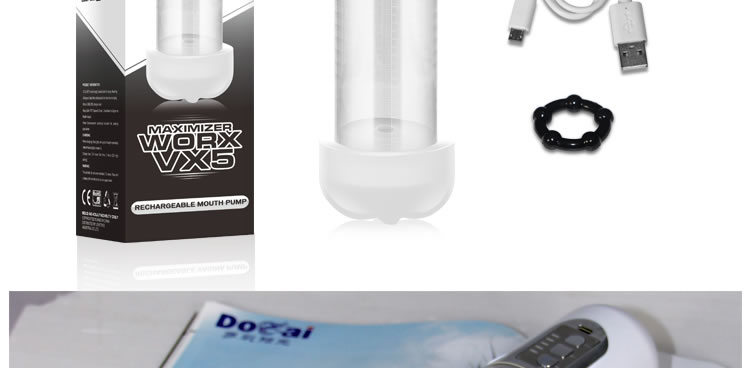 Lovetoy充电电动真空助勃器配阴部倒模