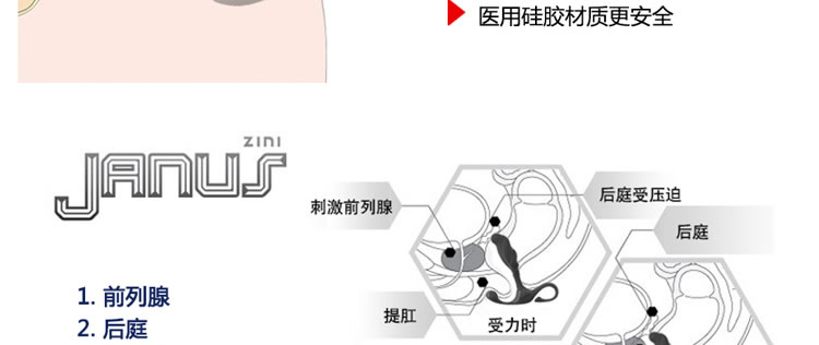 ZINI杰纳斯蓝朴前列腺男用按摩器