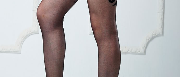 spotlight hosiery 性感蝴蝶结提花丝袜