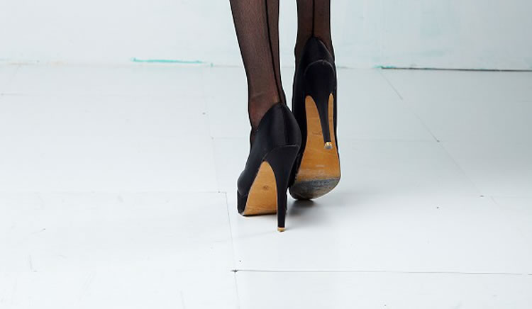 spotlight hosiery 性感蝴蝶结提花丝袜