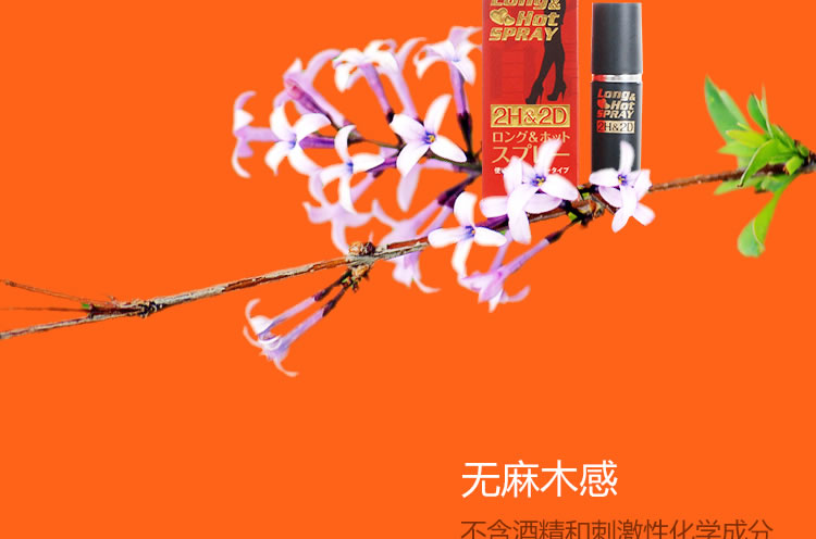 2H2D日本丸荣劲能延时喷剂10ml